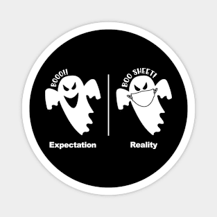 Halloween 2020 is Boo Sheet Expectations vs Reality Funny Magnet